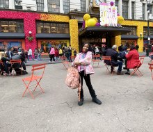Macy's flagship store at Herald Square is a hub of activity in Midtown West no matter the season. 