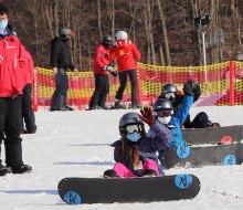 What better way to try out snowboarding than with a FREE beginner lesson at Mount Peter.