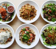 Every bowl combination at Gusto is delicious, as well as the kids' Cheese Foldies with choice of protein (not pictured here). Photo courtesy Gusto