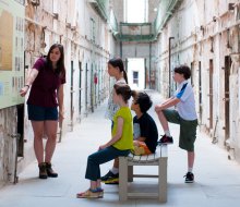 Tour the cellblock ruins at Eastern State Penitentiary.