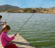 Take the kids fishing for Fishing Day. Or you can play 