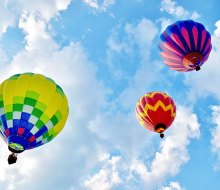 Take to the skies at the 86th Annual Warren County Farmers’ Fair and Hot Air Balloon Festival. Photo courtesy of the festival 