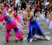 The streets come alive with tons of dance genres during the lively New York Dance Parade each May. Photo by Leonard Rosmarin