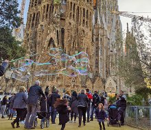 Tour Sagrada Familia in Barcelona and discover countless symbols that Gaudí scattered in his most famous piece of architecture. Photo by Anna Fader