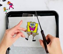 Learn how to make DIY shrinky-dinks with SpongeBob and Friends. Photo courtesy of Nickelodeon