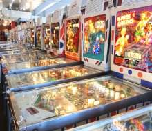 Play a game of pinball at the Silverball Museum Arcade. Photo by Lisa Warden