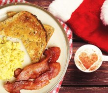 Warm up with Alstede Farms delicious farm-to-table brunch with Santa. Photo courtesy of the farm