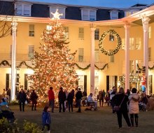 There's nothing quite like Christmastime at Congress Hall's Winter Wonderland in Cape May. Photo courtesy Cape Resorts