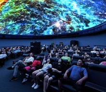 Catch one of the 30-minute family shows at Rowan University's planetarium this winter break. Photo courtesy of the  university