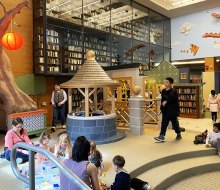 The Cotsen Children's Library offers free storytimes throughout the week. Photo by Lisa Warden