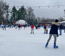 Spend the day at Van Saun Park and bask in seasonal fun like ice skating. Photo by Kaylen Chiarello Ebner