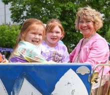 Enjoy free rides, inflatables, carnival games, and DJ music at the Bridgewater Spring Carnival this weekend. Photo courtesy of SSBJCC 