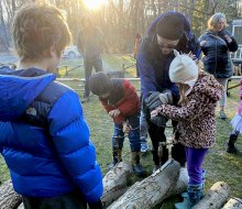 Maple sugaring at Rancocas Nature Center is educational and fun. Photo by Lisa Warden