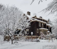Visit the Wisner House during a winter day trip to Reeves-Reed Arboretum in Summit. Photo courtesy of the arboretum