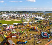 The weekend is bringing food, fun, and plenty of things to do in Connecticut! Photo courtesy of the Norwalk Seaport Association's Oyster Festival. 