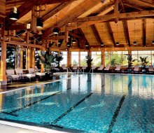 Kids will flip for the expansive pool at Mohonk Mountain House, while parents relish its relaxing, spa-like surroundings. 