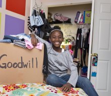Goodwill accepts clean, gently used adult and children's clothing and household items. Photo courtesy of the Goodwill