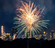 The New York Philharmonic puts on a brilliant show with a sparkling grand finale in four of NYC's five boroughs. Photo courtesy of the Philharmonic