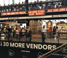 Essex Street Market's food hall offers a diverse selection of culinary delights. Photo by Jody Mercier