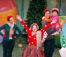 Vital Theatre Company's Fancy Nancy: Splendiferous Christmas provides a joyous celebration of holiday excess courtesy of its namesake character.. Photo courtesy of Vital Theatre Company.