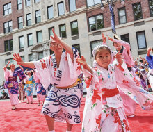 The Japan Day Parade marches down the west side on Saturday, May 11. Photo by Masaki Hori 2024.  Photo 