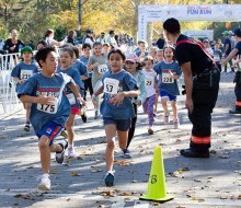 NYC hosts many kids'fun and competitive runs throughout the year. Photo courtesy Ronald McDonald House's Fun Run
