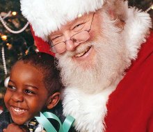 Enjoy the spirit of the season with a visit and photo with Santa at Kings Plaza Shopping Center. Photo courtesy of the Kings Plaza