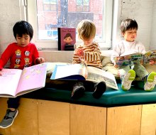 Independent learning and critical thinking are a focus at the Brooklyn Heights Montessori School. Photo courtesy of the school