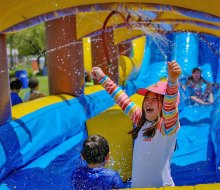 Stay cool in the summer sun at the JCC summer camp in Manhattan. Photo courtesy of the JCC