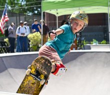 Harold Ickes Skate Park is free and open to all skateboarders and rollerbladers. Photo courtesy of NYC Parks