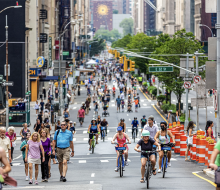Summer Streets returns Saturdays August 6, 13, and 20, with eight-plus miles of car-free fun running from East Harlem to the Brooklyn Bridge.