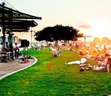 Start the summer with musical entertainment on the waterfront! Bring a blanket and a picnic. Photo courtesy of Hudson River Park