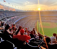 What's better than rooting for the Yankees as the sun sets over home plate at Yankee Stadium? 