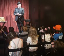 The Brooklyn Magic Shop hosts classes, camps, and private birthday parties with Apolino the Magician. Photo by the author 