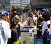 The Hudson River Park presents Submerge—a free, two-day science extravaganza devoted to raising awareness about our coastal waters. Photo courtesy of Hudson River Park 