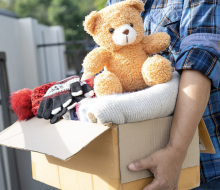 Multiple charities in NYC allow families to donate clothes and toys 