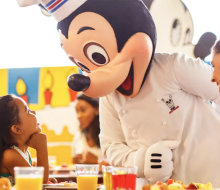 You'll want to see this mouse at Chef Mickey's Family Feast at Disney’s Contemporary Resort. Photo courtesy of Walt Disney World