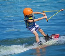 Kids can take to the water at Orlando Watersports Complex. Photo by facility