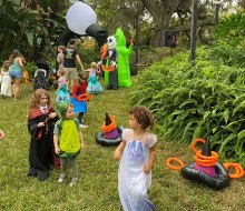 The Halloween party at Enzian includes spooktacular activities, lunch buffet, fun parade, and costume contest. Photo courtesy of the theater