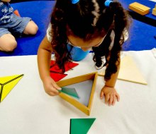 Maitland Montessori offers a traditional Montessori program for children from 3 years old through 6th grade (12 years). Photo courtesy of the school