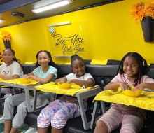 Enjoy the ultimate kid spa party at Bee You Girls Spa. Photo courtesy of Bee You Girls Spa