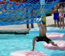 On certain days in March, Island H2O Water Park comes alive for spring break fun! Photo by the author