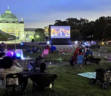 Grab a blanket, meet up with friends and family, and join us for an evening under the stars at our Parkside Community Movie Nights! Photo courtesy of the event