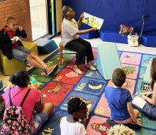 Literacy Enrichment After-School Program fosters an inclusive, informal learning environment for children, teens, families, and caregivers.  Photo courtesy ofThe Free Library of Philadelphia
