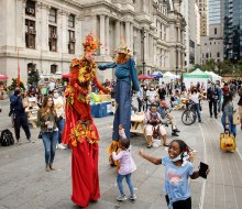 Dilworth Park transforms into its own fall festival with Harvest Weekend. Photo courtesy of Center City District