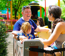 Enjoy the return of your favorite rides, slides, shows, and more with your mom this weekend at Dorney Park's season opening. Photo courtesy of the park