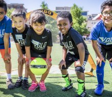 Enjoy sports clinics and other fun activities at the Adams Morgan Day Kids Zone. Photo by Christian C. Jenkins Photography