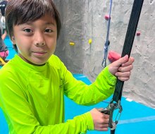 Climb with your kids at one of these indoor rock climbing gyms in Houston. Photo courtesy of Texas Rock Gym