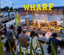 Enjoy a free concert on Transit Pier every Wednesday evening. Photo courtesy of Wharf DC