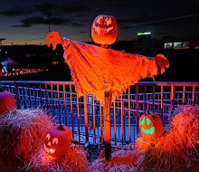 Pumpkin World's jack-o'-lantern trail takes visitors on a spectacular journey once the sun goes down.